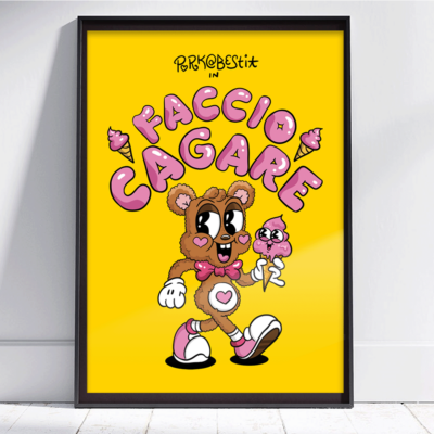 Stampa <b>Faccio cagare</b>