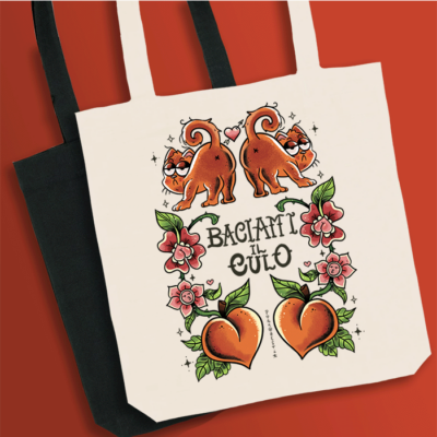 Tote Bag <b> Baciami il culo </b>
